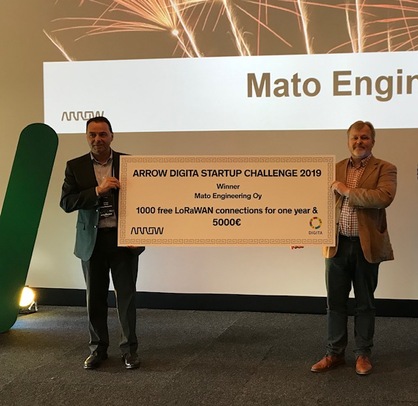 The solution of Mato Engineering, the winner of the Arrow Digita StartUp Challenge innovation competition, improves the monitoring processes used at construction sites