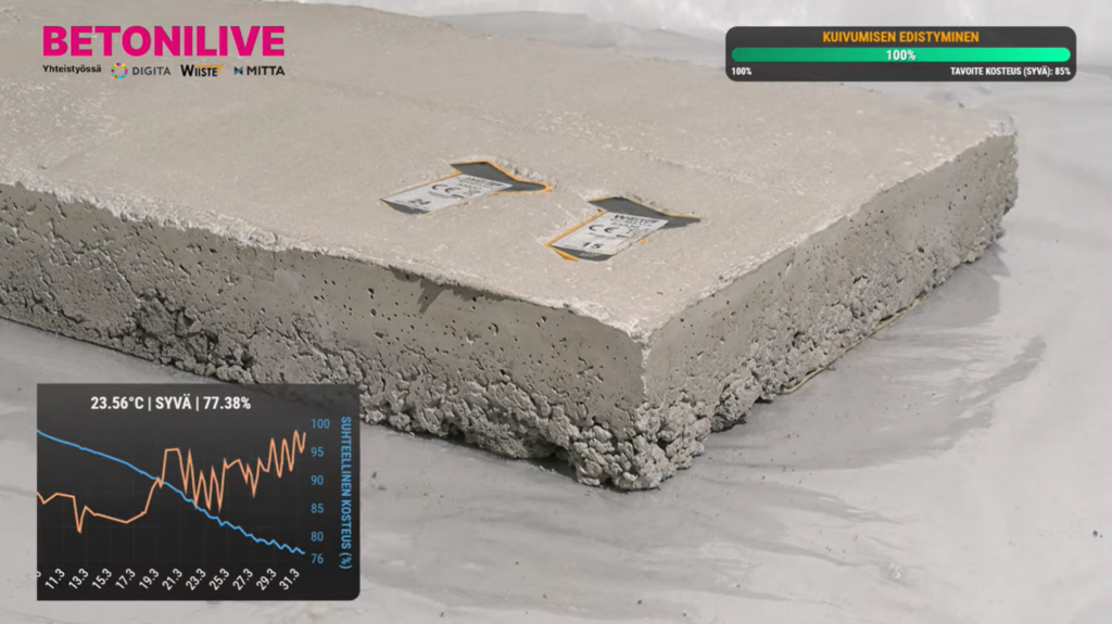 Se ei ollut aprillipila: Suomi pääsee 3. huhtikuuta seuraamaan betonin kuivumista livenä